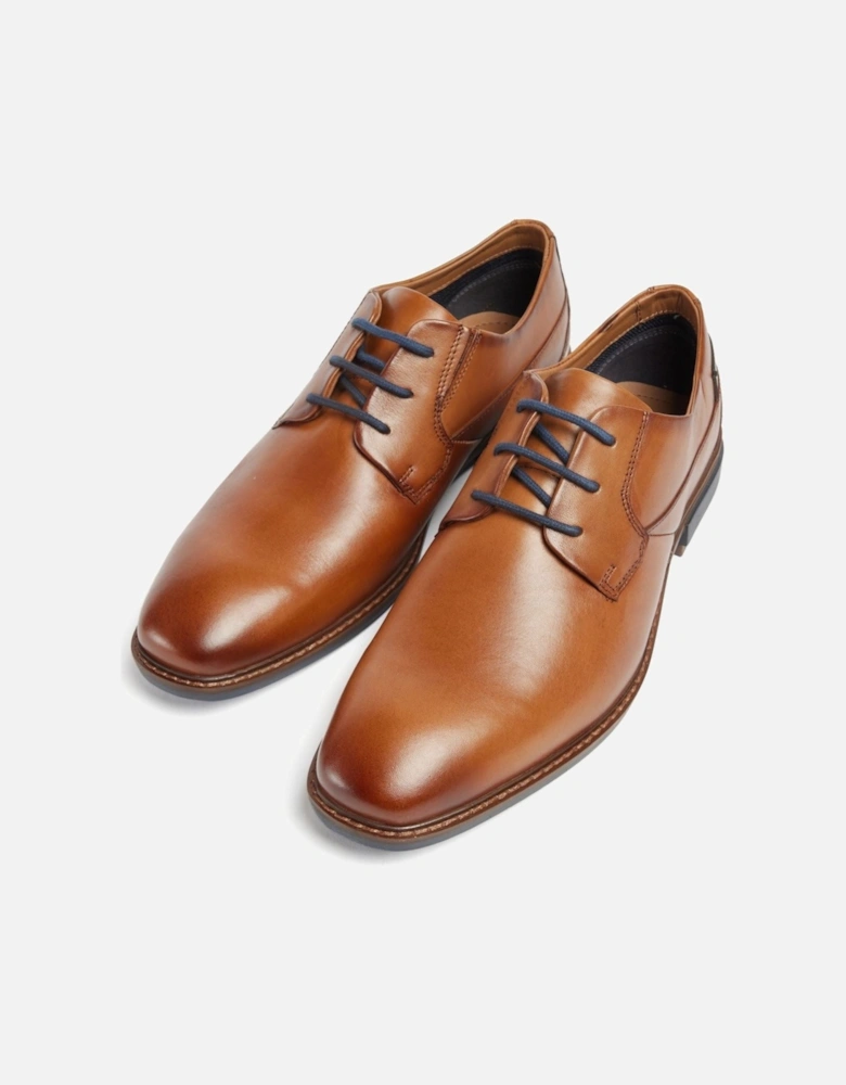 Smyth Leather Men's Cognac Lace-Up Shoes