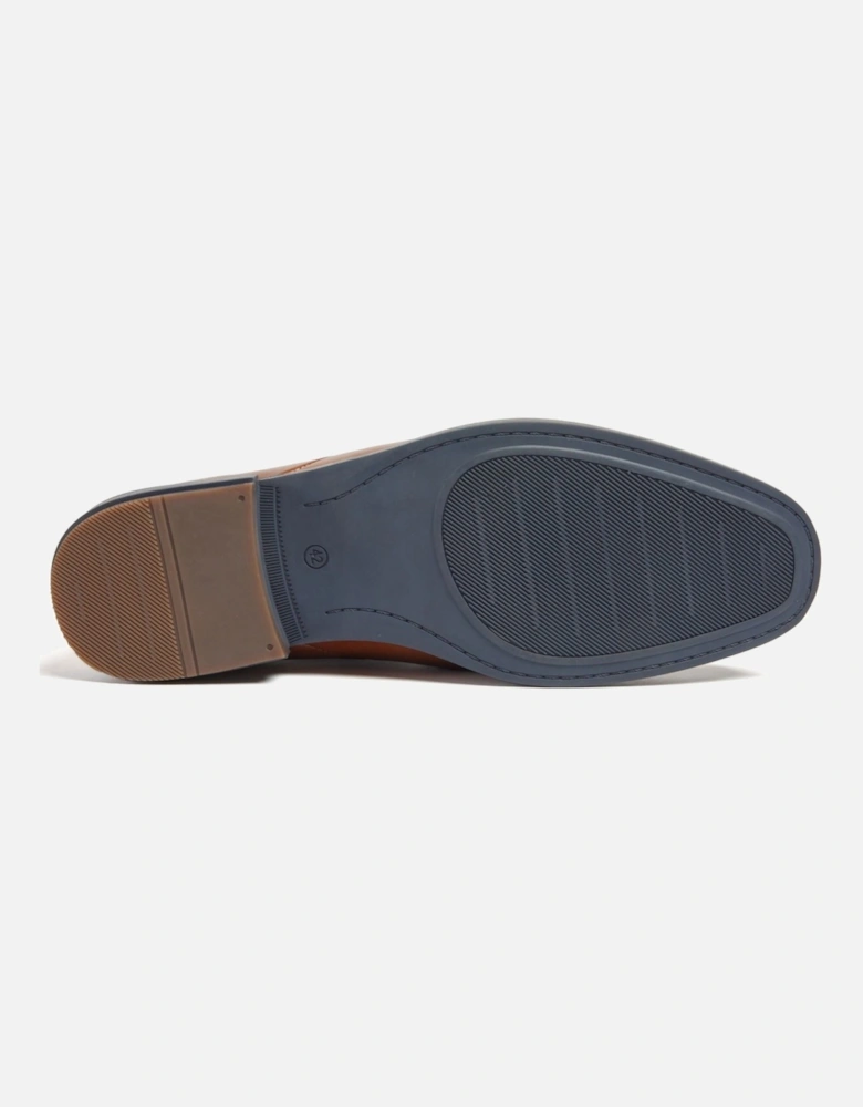 Smyth Leather Men's Cognac Lace-Up Shoes