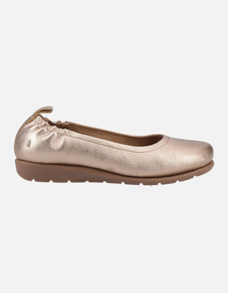 Skylar Leather Women's Gold Flats