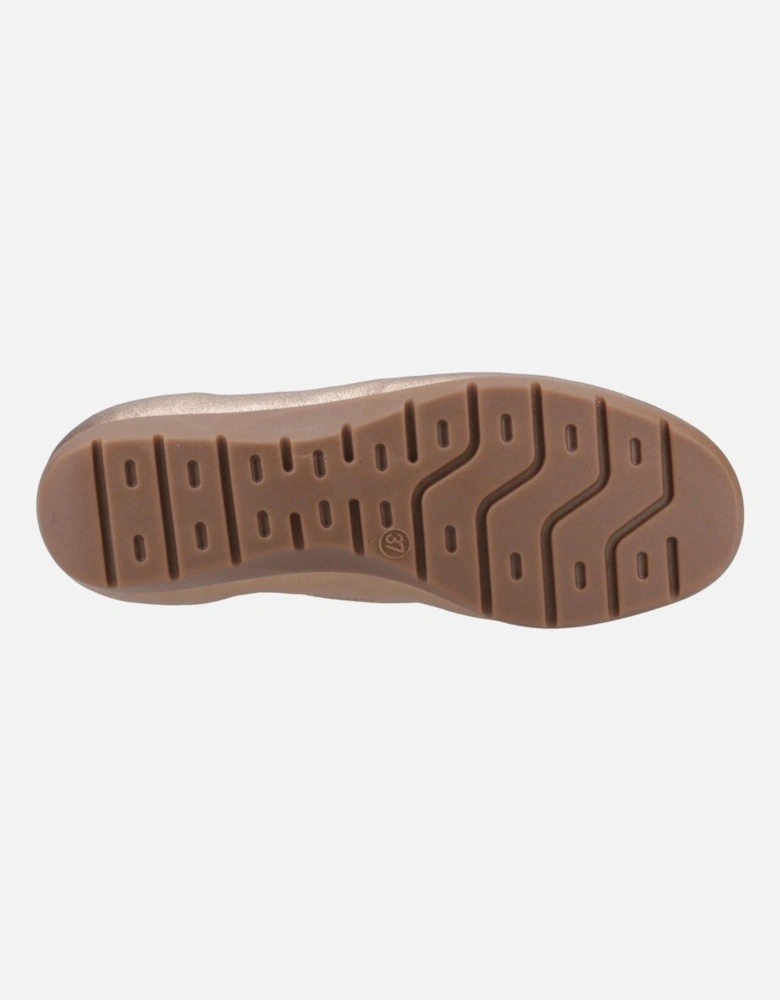 Skylar Leather Women's Gold Flats