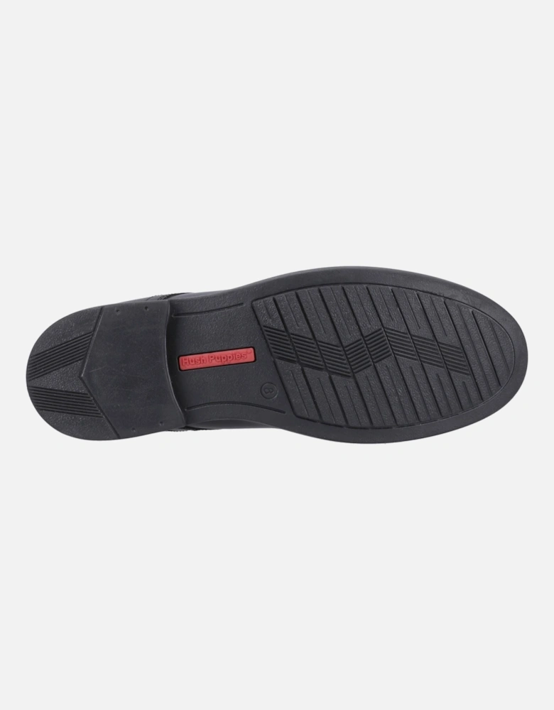 Tate Senior Leather Boys's Black Boots