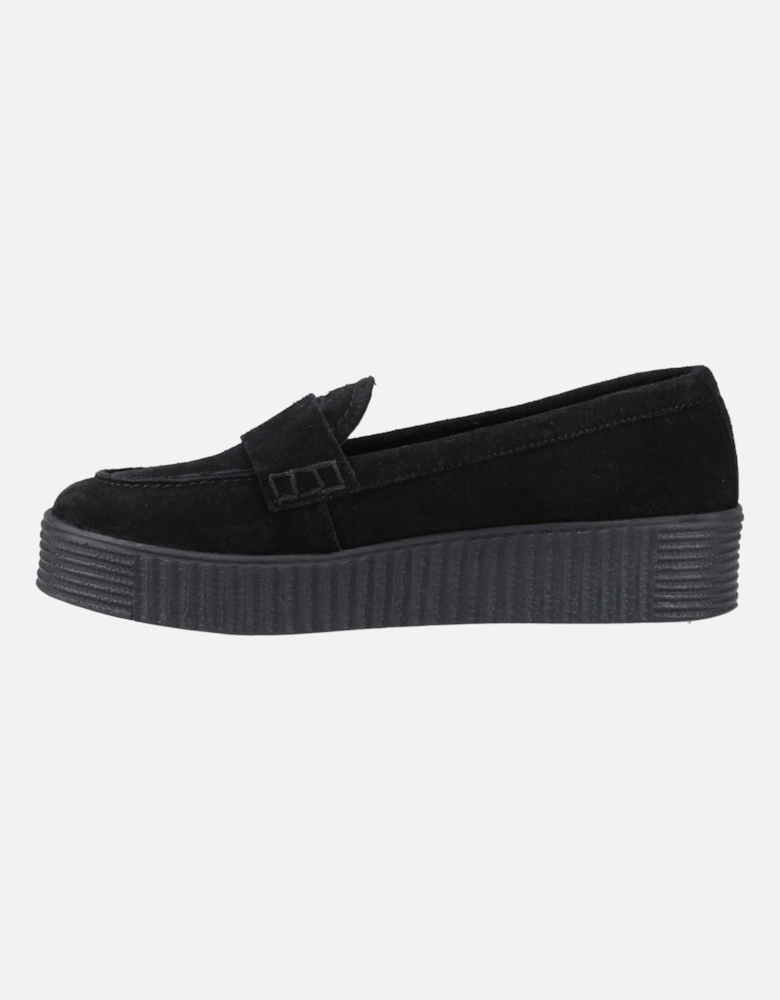Tamara Suede Women's Black Loafers