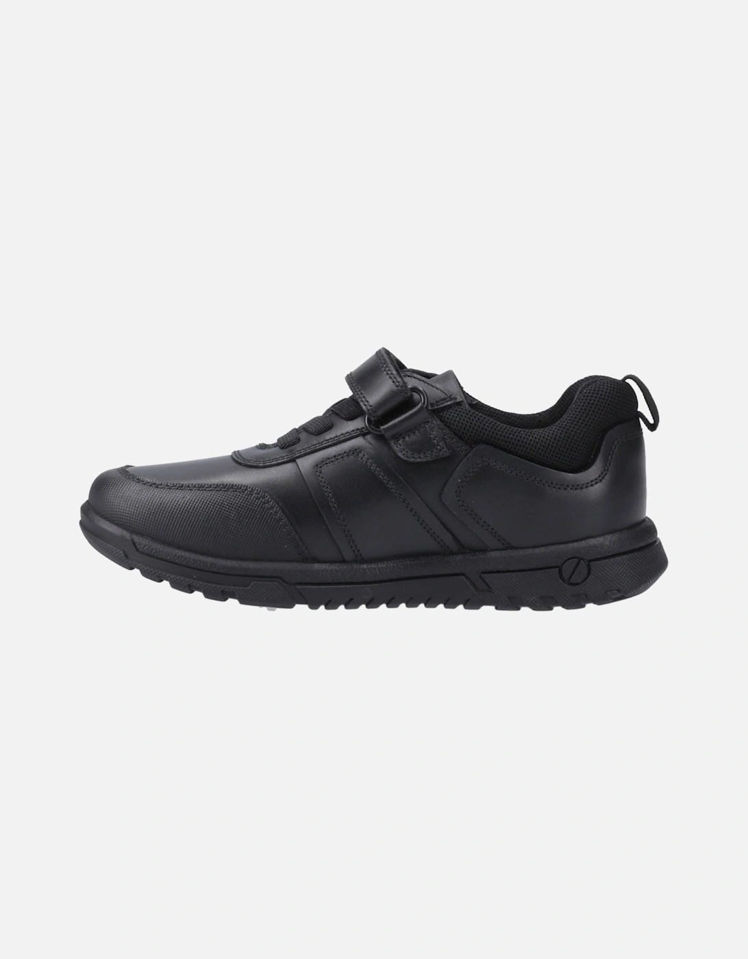 Sutton Bungee Leather Boys's Black Lace-Up Shoes