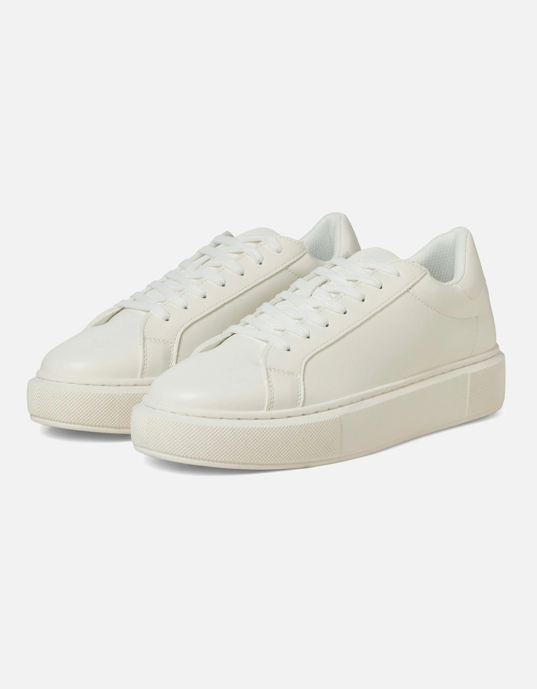 Jack & Jones Men's White Aspire Cupsole Synthetic Trainers - : 9 Size 9