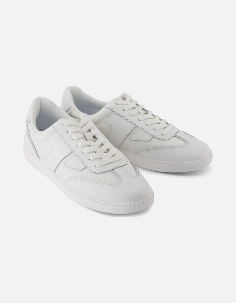Collins Leather Women's White Trainers