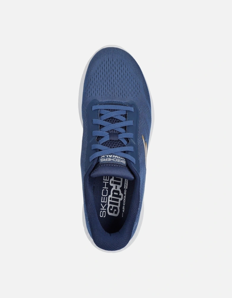 NOW Payton Textile Men's Navy Trainers