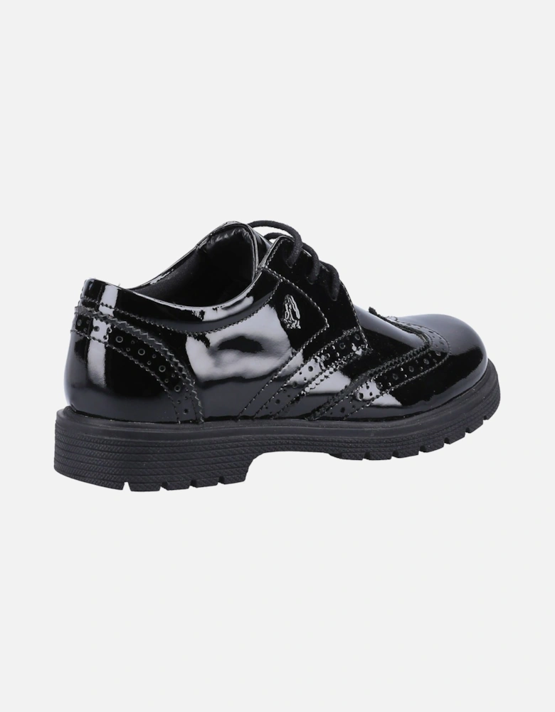 SALLY PATENT JUNIOR Leather Girls's Black Brogues
