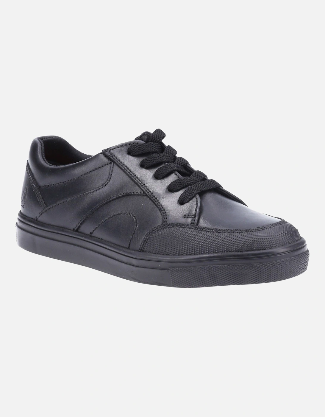 Shawn Junior Leather Boys's Black Lace-Up Shoes, 5 of 4