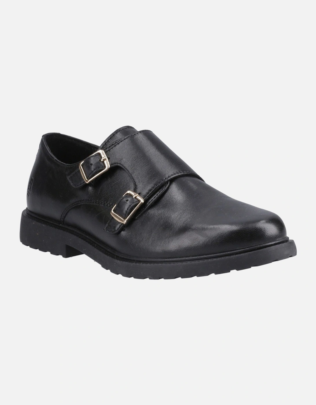 Hush Puppies Women's Black Verity Leather Shoes - Size 8