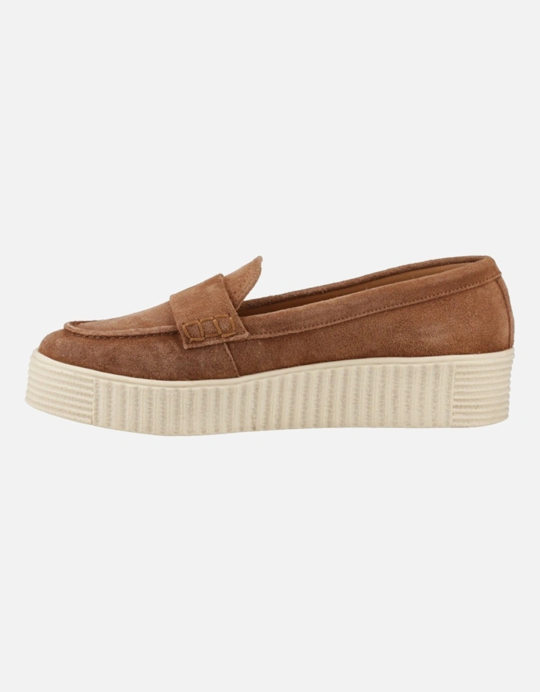 Tamara Suede Women's Tan Loafers