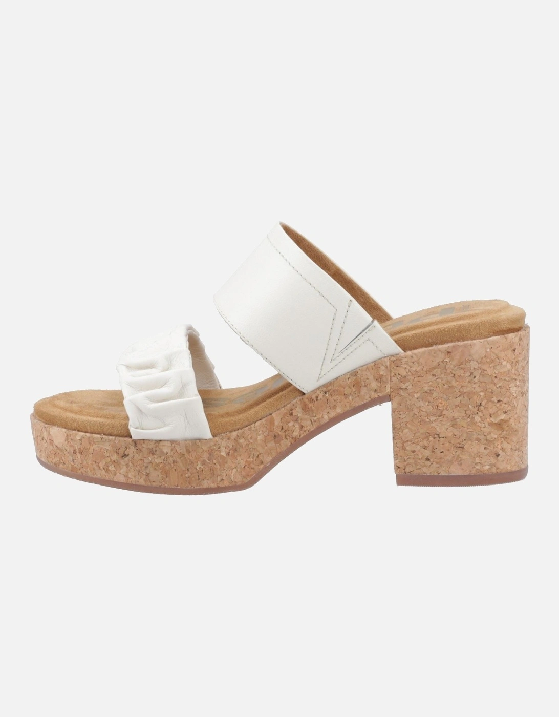 Poppy Leather Women's Cream Sandals