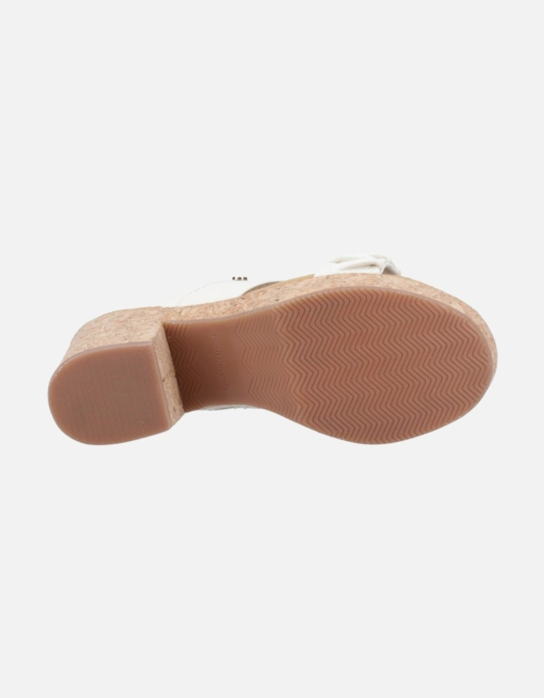 Poppy Leather Women's Cream Sandals