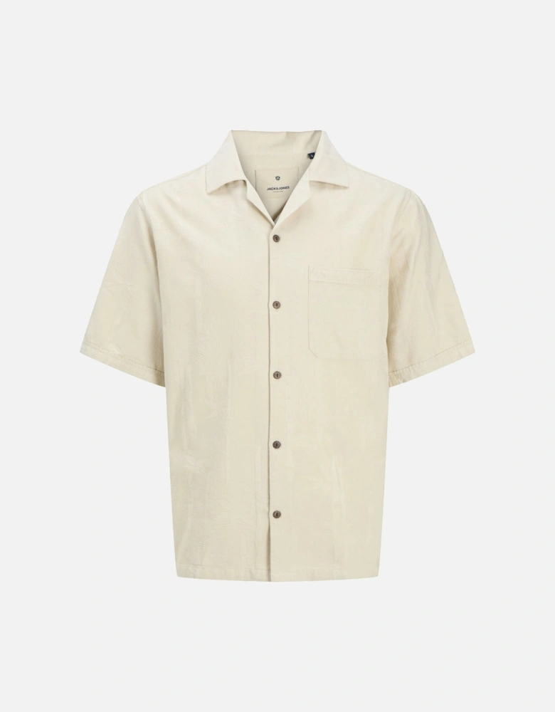 Mens Bluluke Jacquard Resort Short Sleeve Shirt