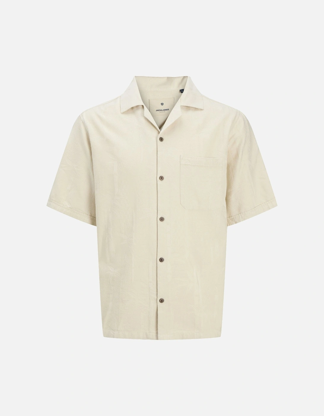 Mens Bluluke Jacquard Resort Short Sleeve Shirt, 2 of 1