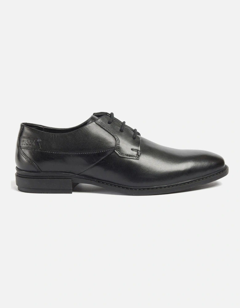 Smyth Leather Men's Black Lace-Up Shoes