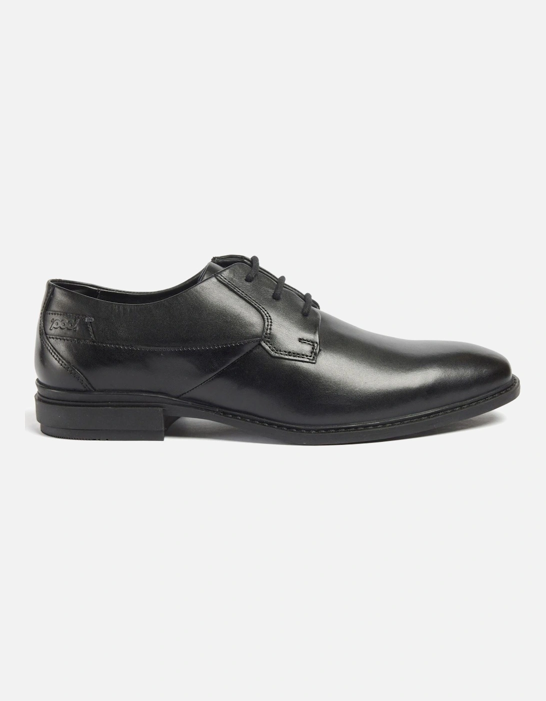 Smyth Leather Men's Black Lace-Up Shoes