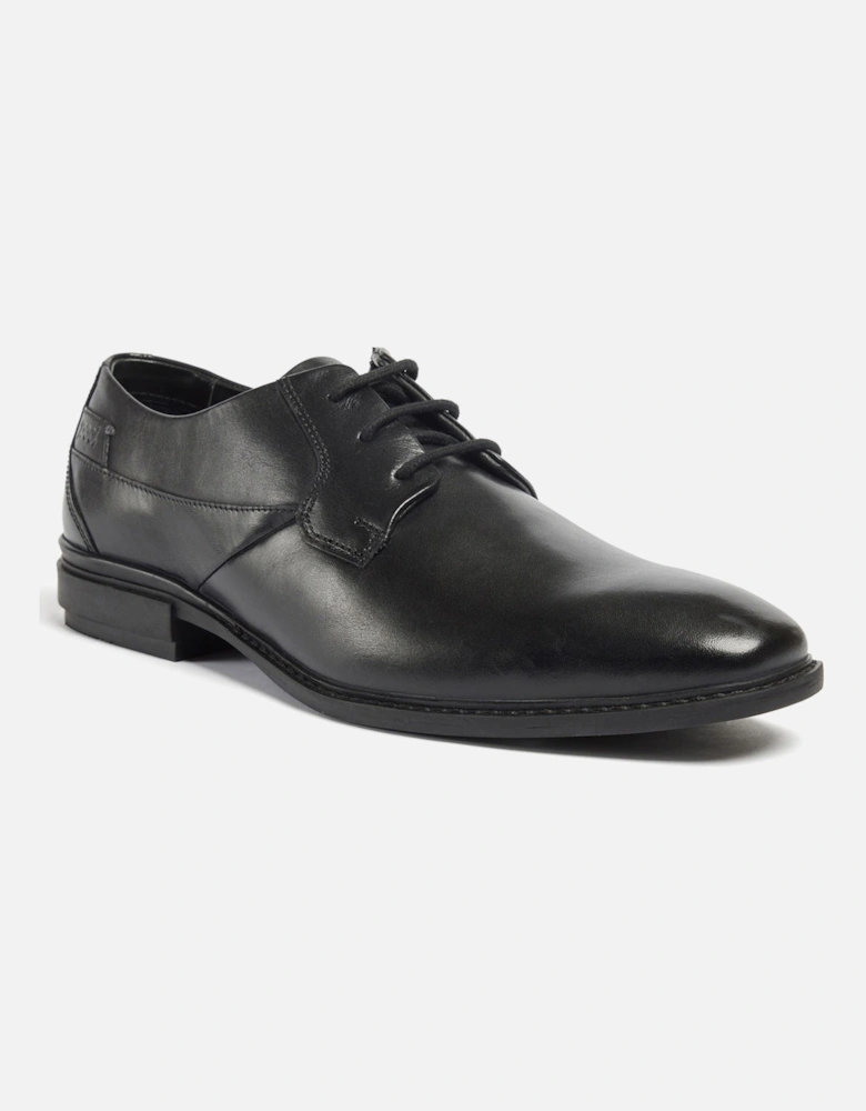 Smyth Leather Men's Black Lace-Up Shoes