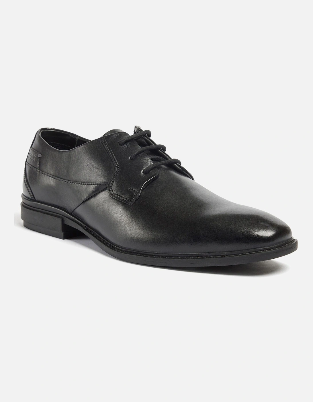Smyth Leather Men's Black Lace-Up Shoes, 7 of 6