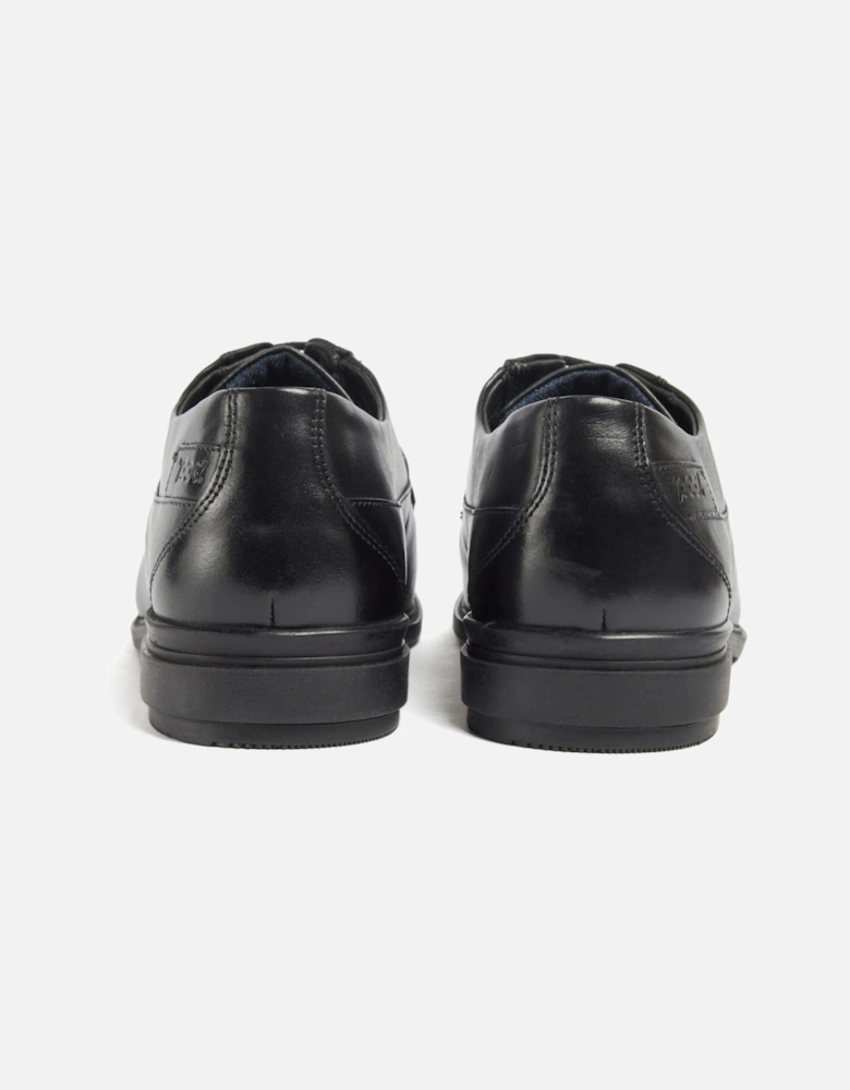 Smyth Leather Men's Black Lace-Up Shoes