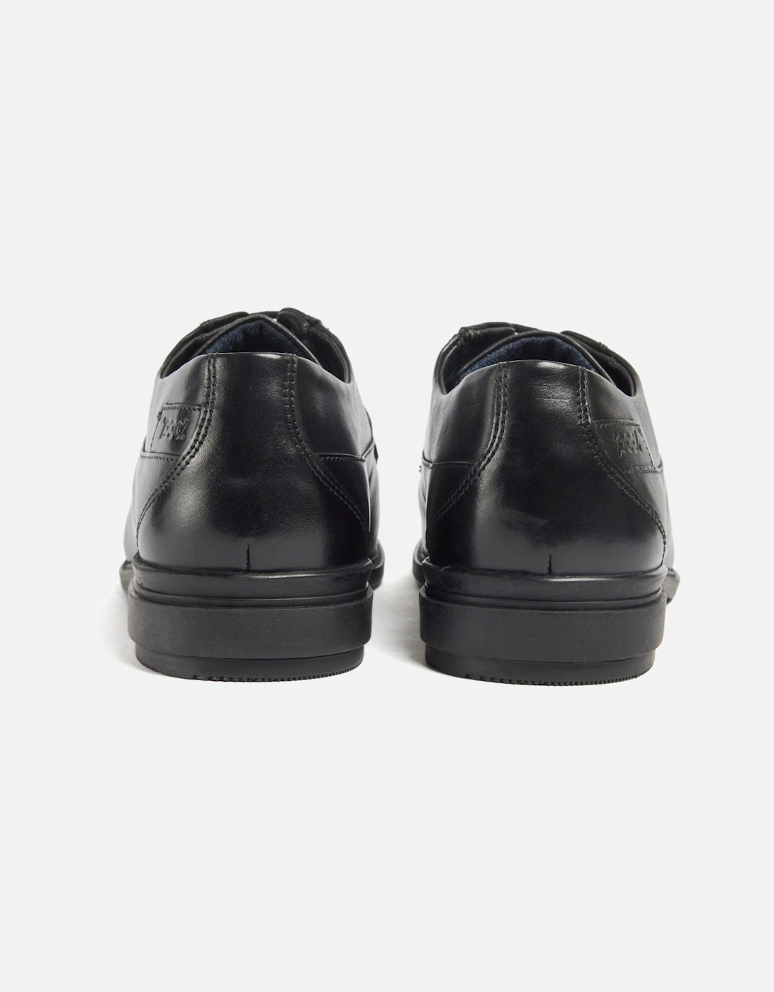 Smyth Leather Men's Black Lace-Up Shoes