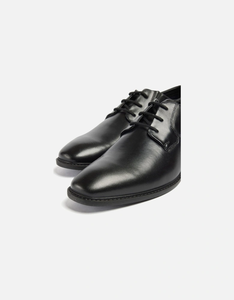 Smyth Leather Men's Black Lace-Up Shoes