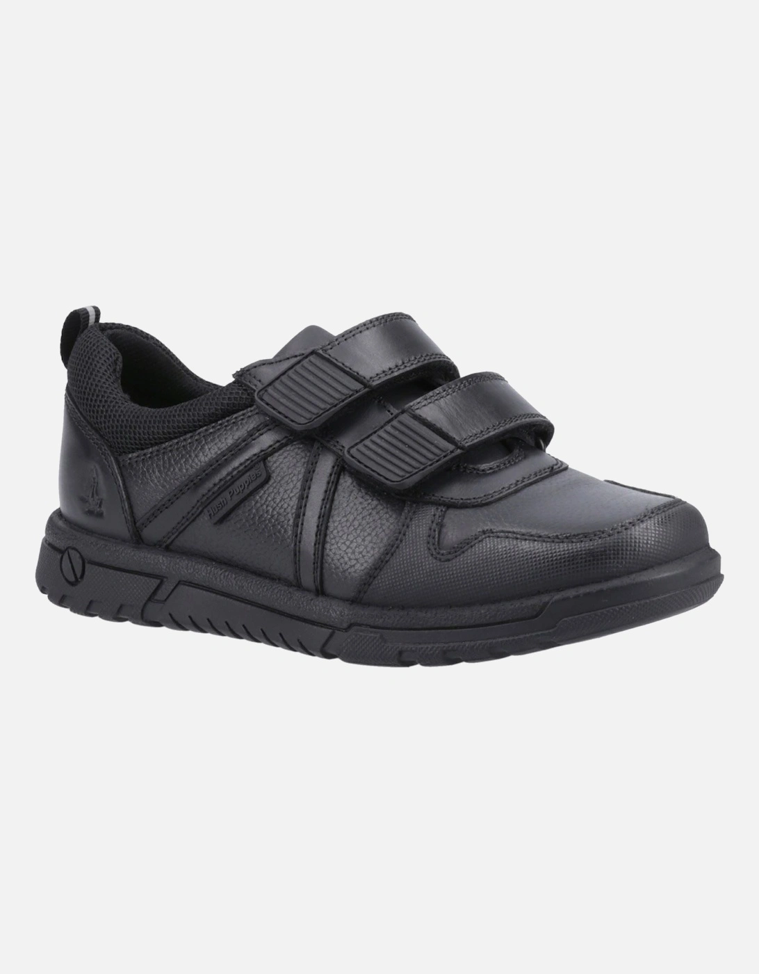 Spencer Senior Leather Boys's Black Shoes, 10 of 9