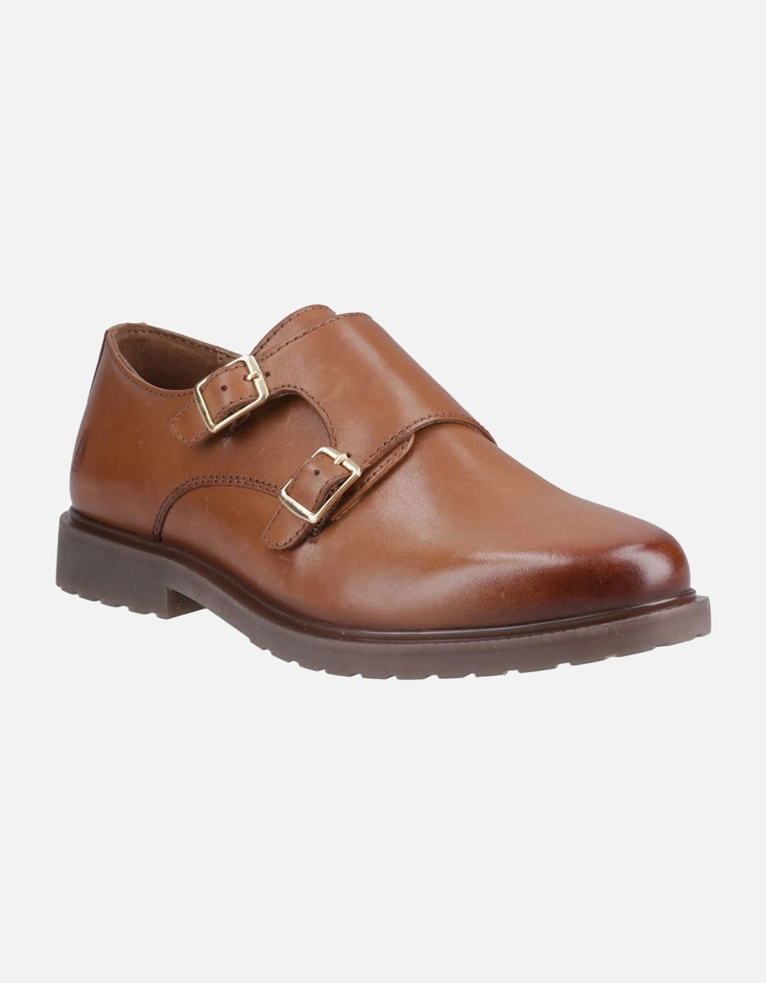 Hush Puppies Women's Brown Verity Leather Tan Shoes - Size 9