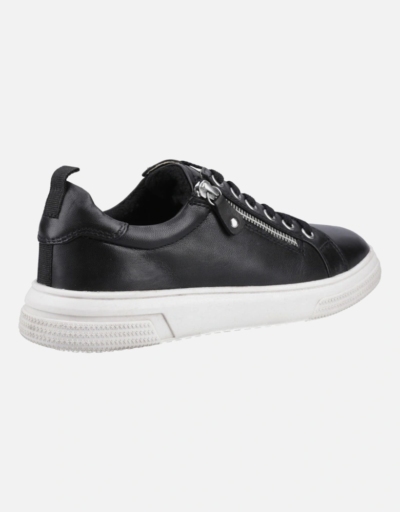Martha Leather Women's Black Trainers