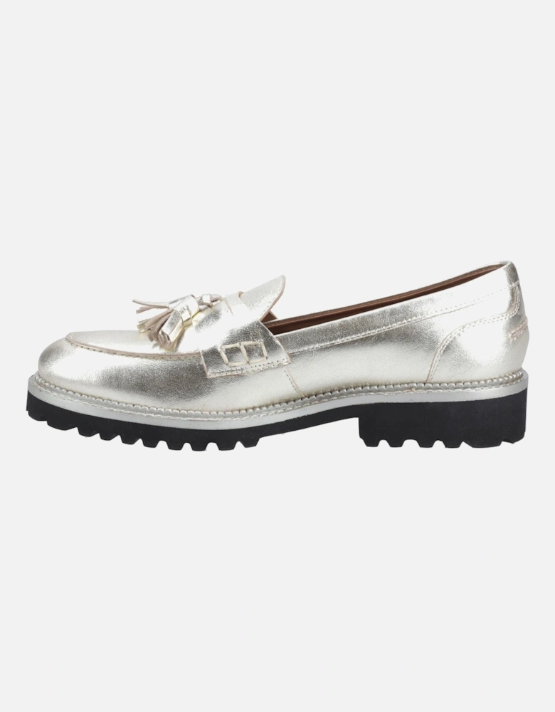 Ginny Loafer Suede Women's Gold Loafers