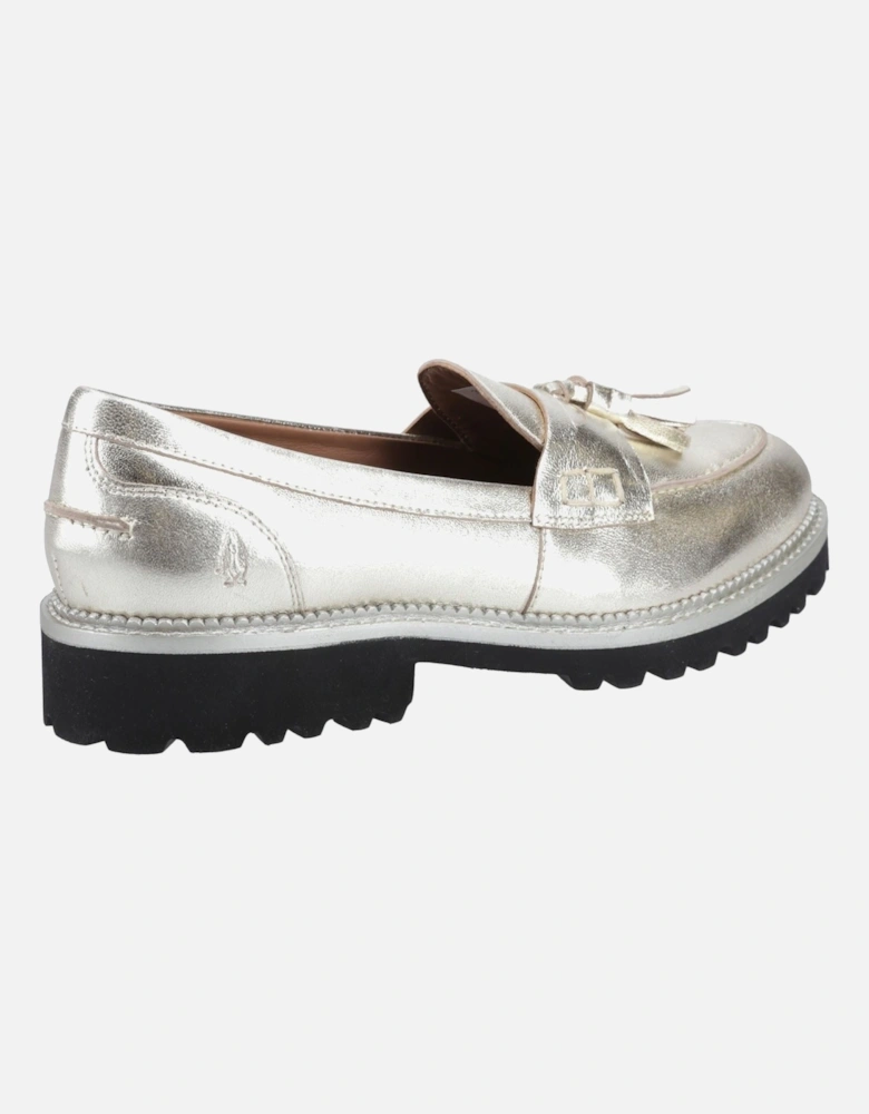 Ginny Loafer Suede Women's Gold Loafers