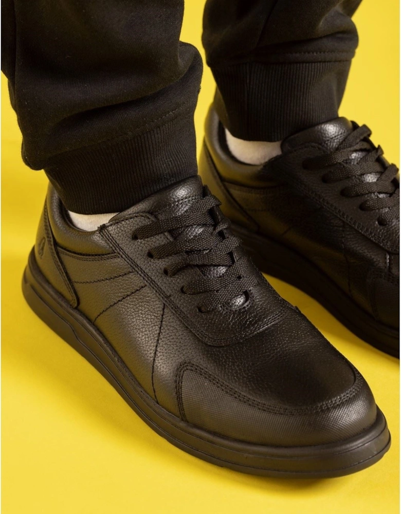 Robert SNR Leather Boys's Black Lace-Up Shoes