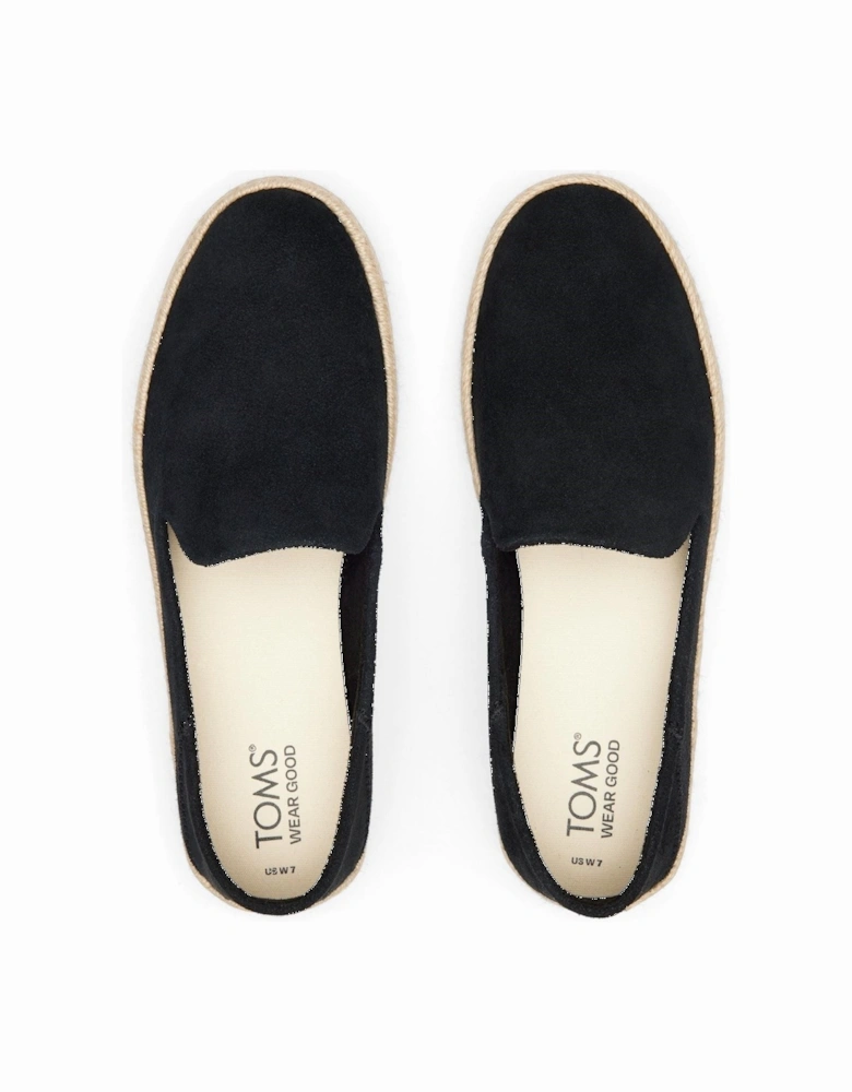 Carolina 100% Cow Women's Black Espadrilles