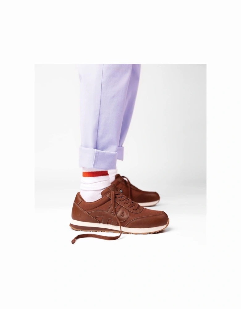 Seventy8 Leather Men's Cognac Trainers