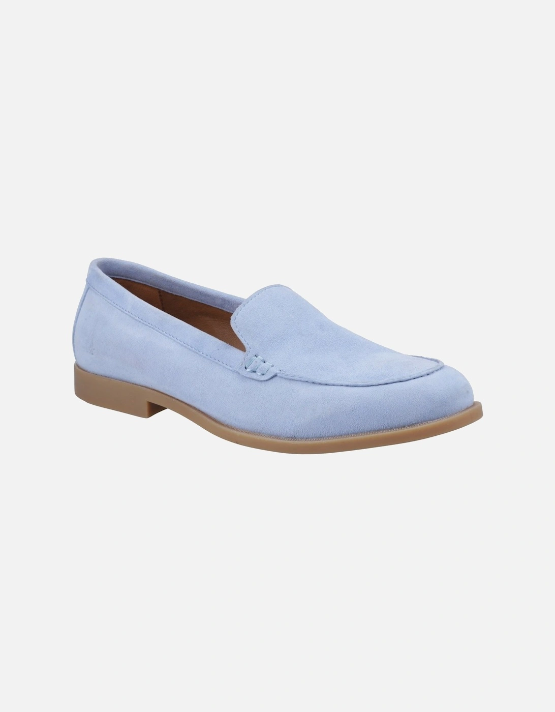 Natasha Leather Women's Blue Loafers, 6 of 5