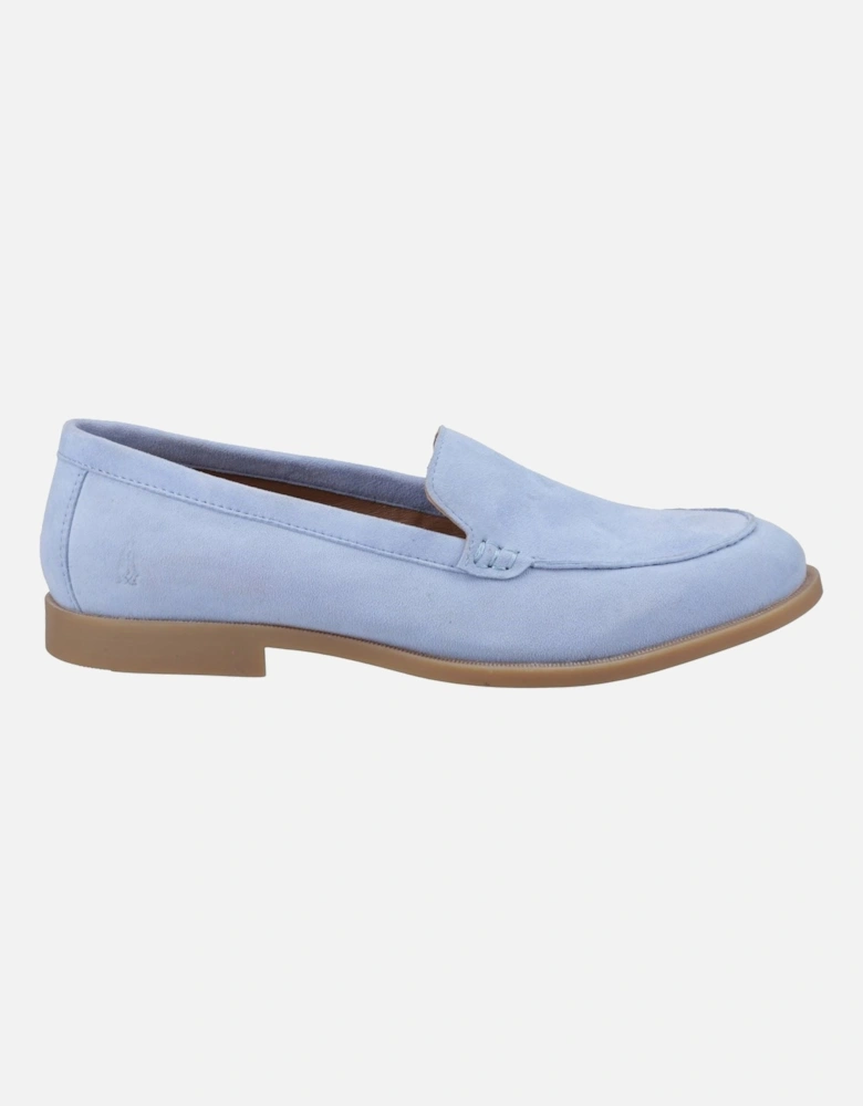 Natasha Leather Women's Blue Loafers