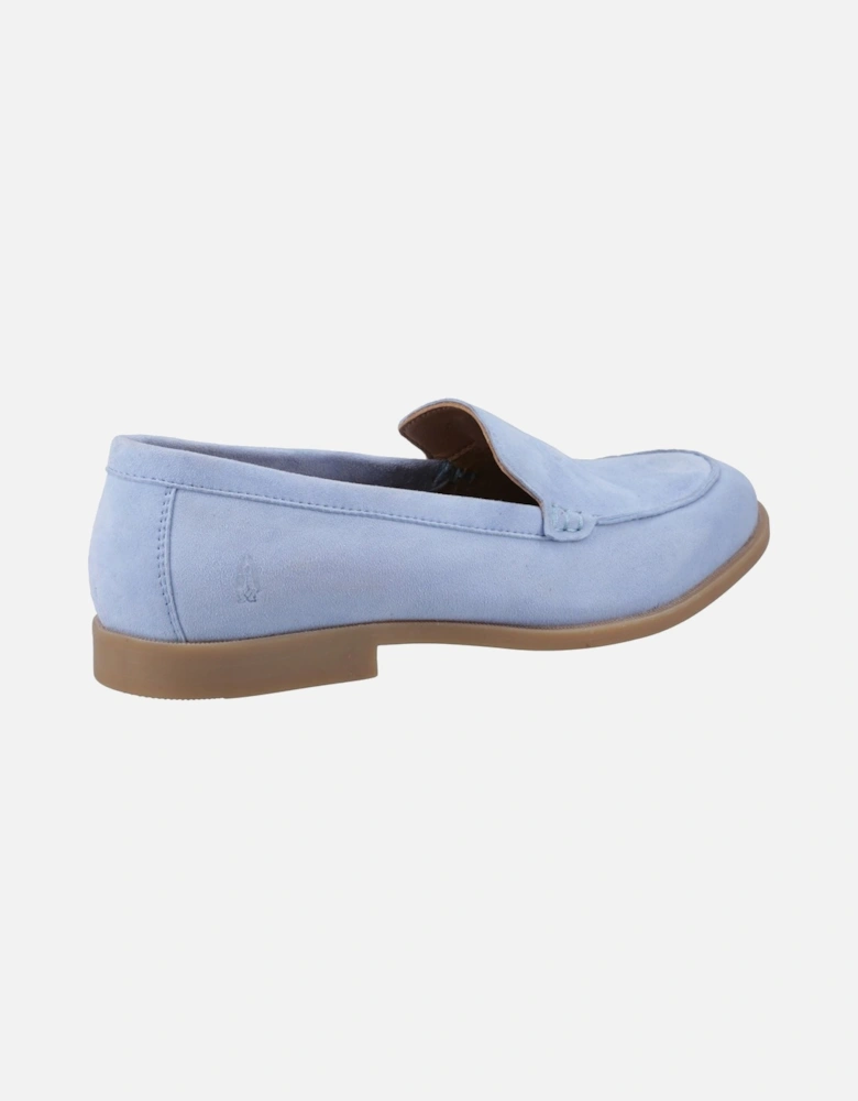 Natasha Leather Women's Blue Loafers