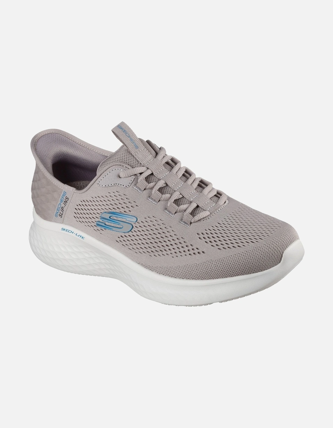 Skech-Lite Pro Primebase Textile Men's Taupe/Brown Trainers, 6 of 5