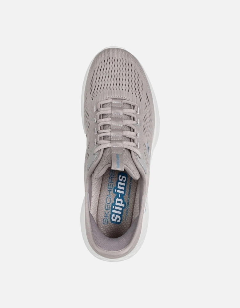 Skech-Lite Pro Primebase Textile Men's Taupe/Brown Trainers