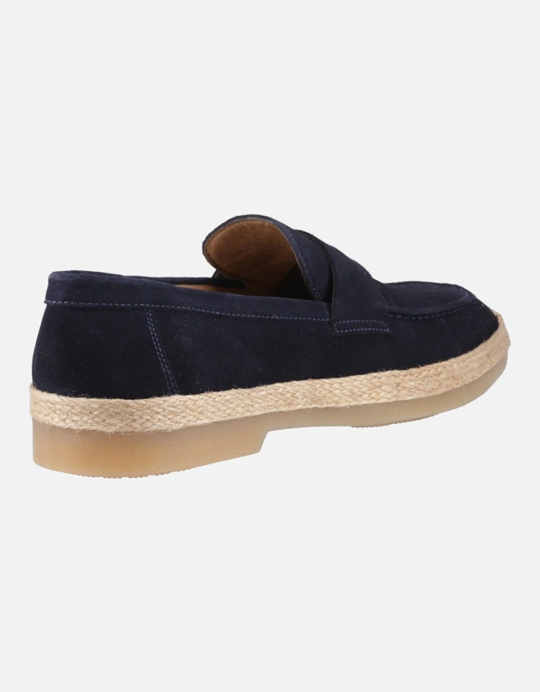 Laurence Suede Men's Navy Loafers