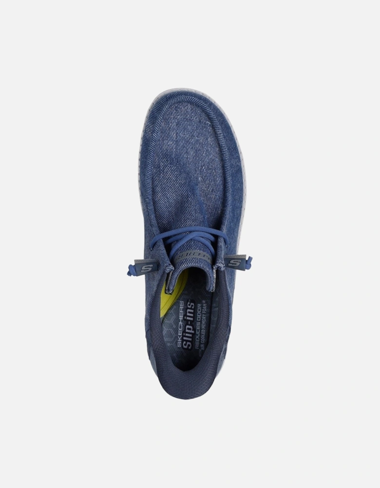 Melson Coronado Textile Men's Denim Moccasins Shoes