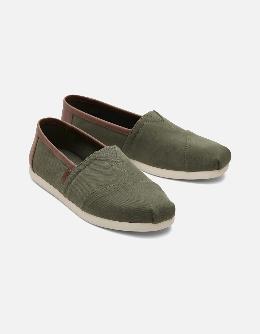 TOMS Men's TOMS Alpargata Classic Cotton Blend Men's Dark Sage Espadrilles - Green