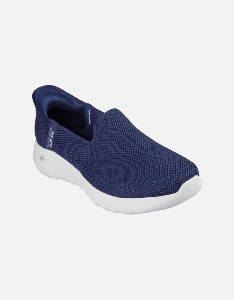 Joy Vela Textile Women's Navy/White Trainers