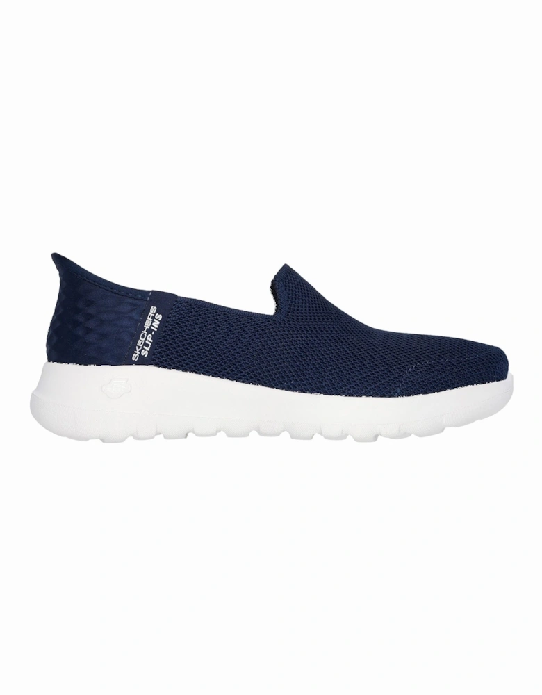 Joy Vela Textile Women's Navy/White Trainers