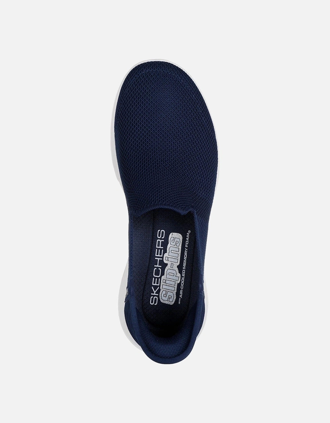 Joy Vela Textile Women's Navy/White Trainers