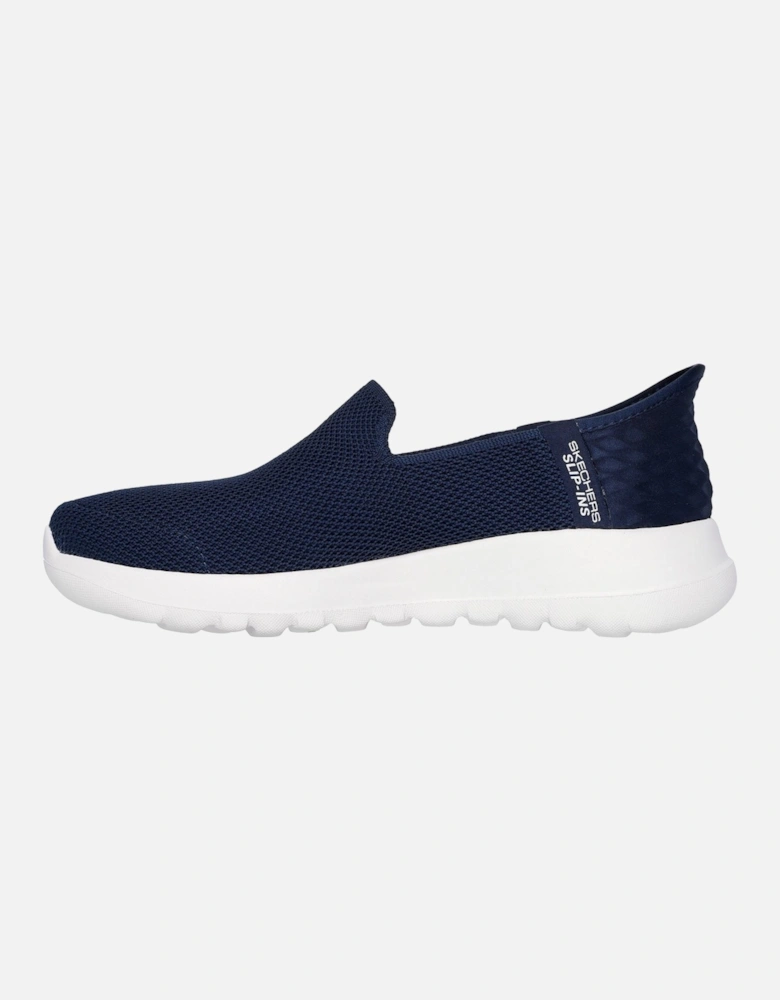 Joy Vela Textile Women's Navy/White Trainers
