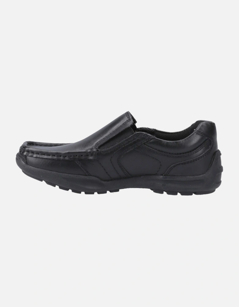 Morgan Leather Boys's Black Loafers