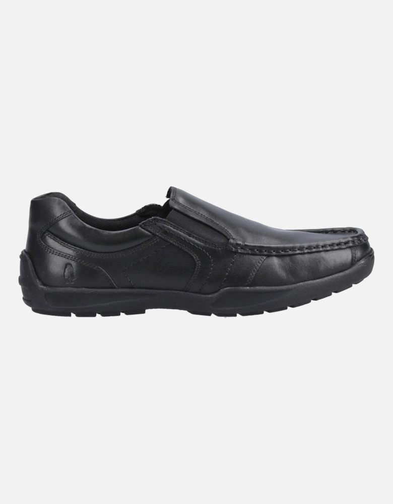 Morgan Leather Boys's Black Loafers