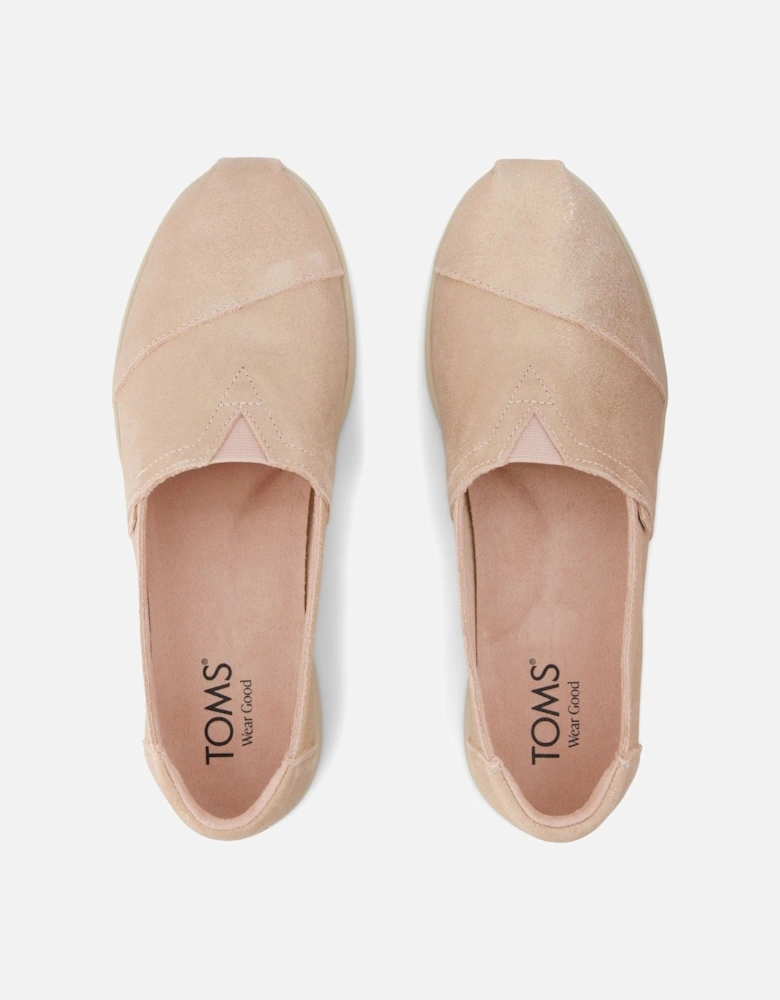 Alpargata Plus Leather Women's Pale Rose Espadrilles