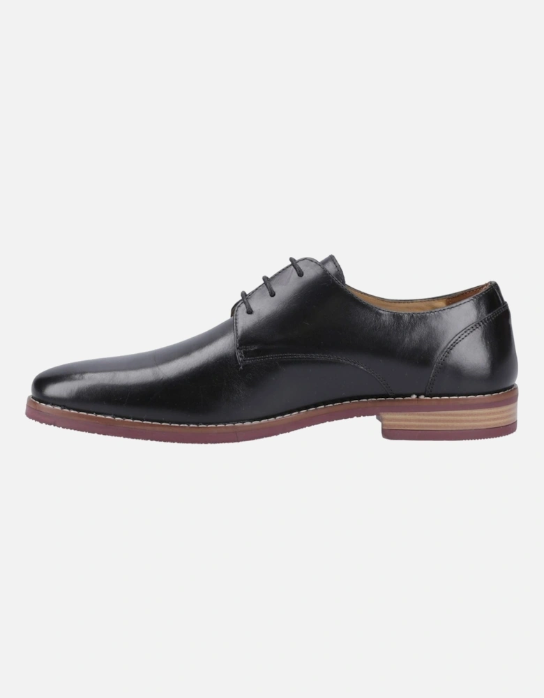 Mike Leather Men's Black Lace-Up Shoes