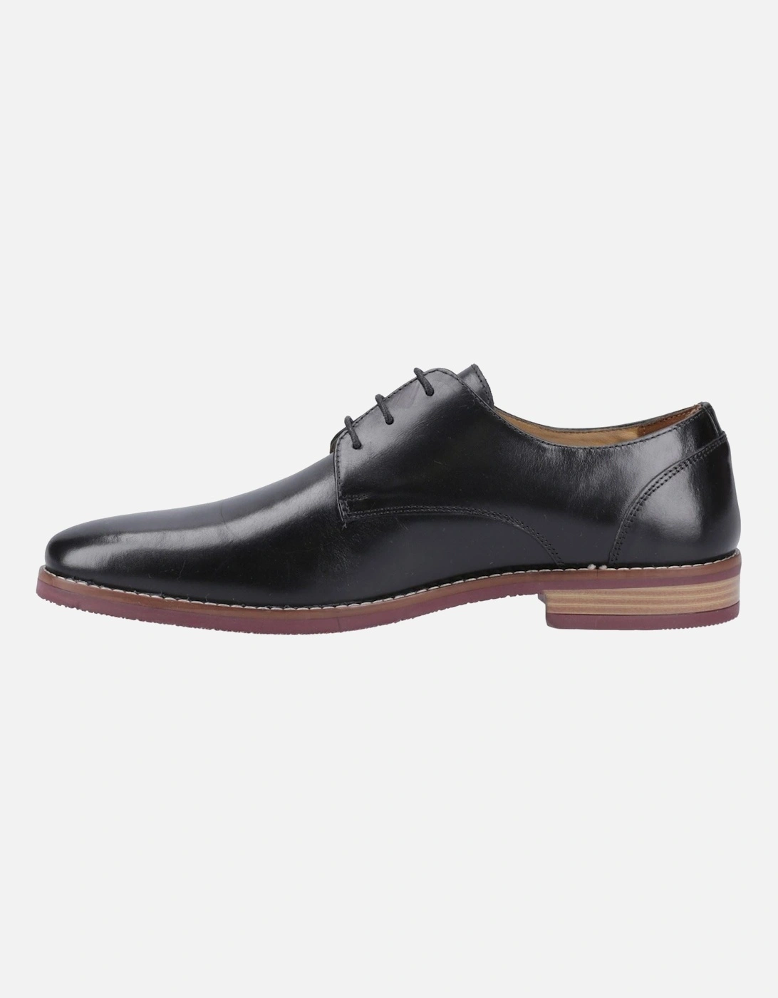 Mike Leather Men's Black Lace-Up Shoes